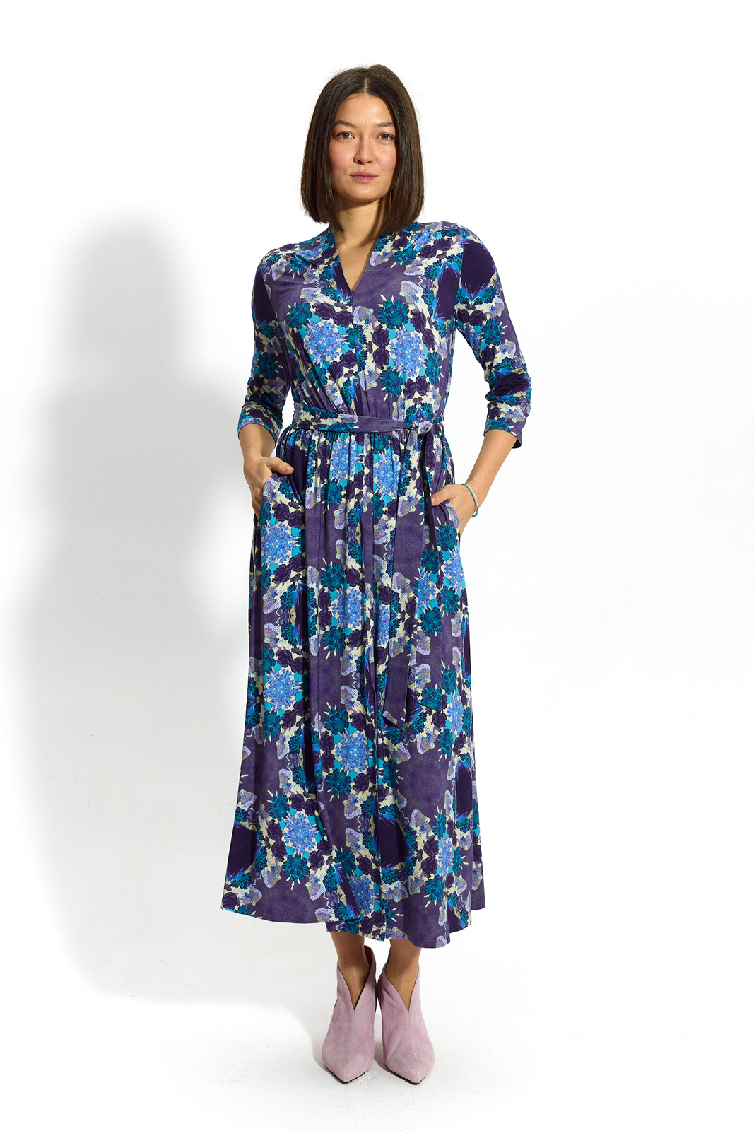 LIBERTY DRESS hocus pocus kaleidoscope print