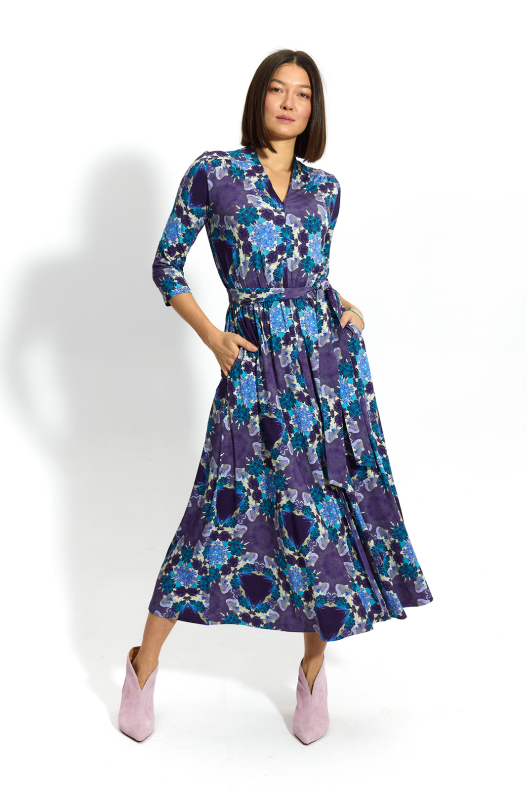 LIBERTY DRESS hocus pocus kaleidoscope print