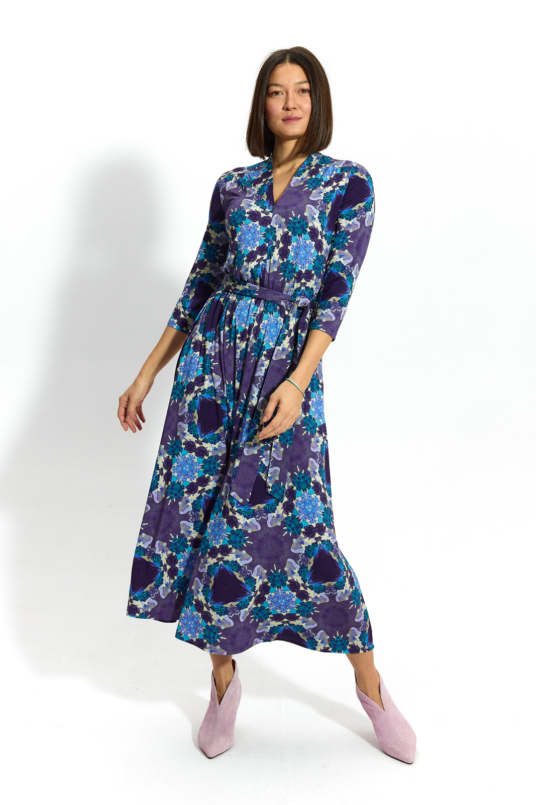 LIBERTY DRESS hocus pocus kaleidoscope print