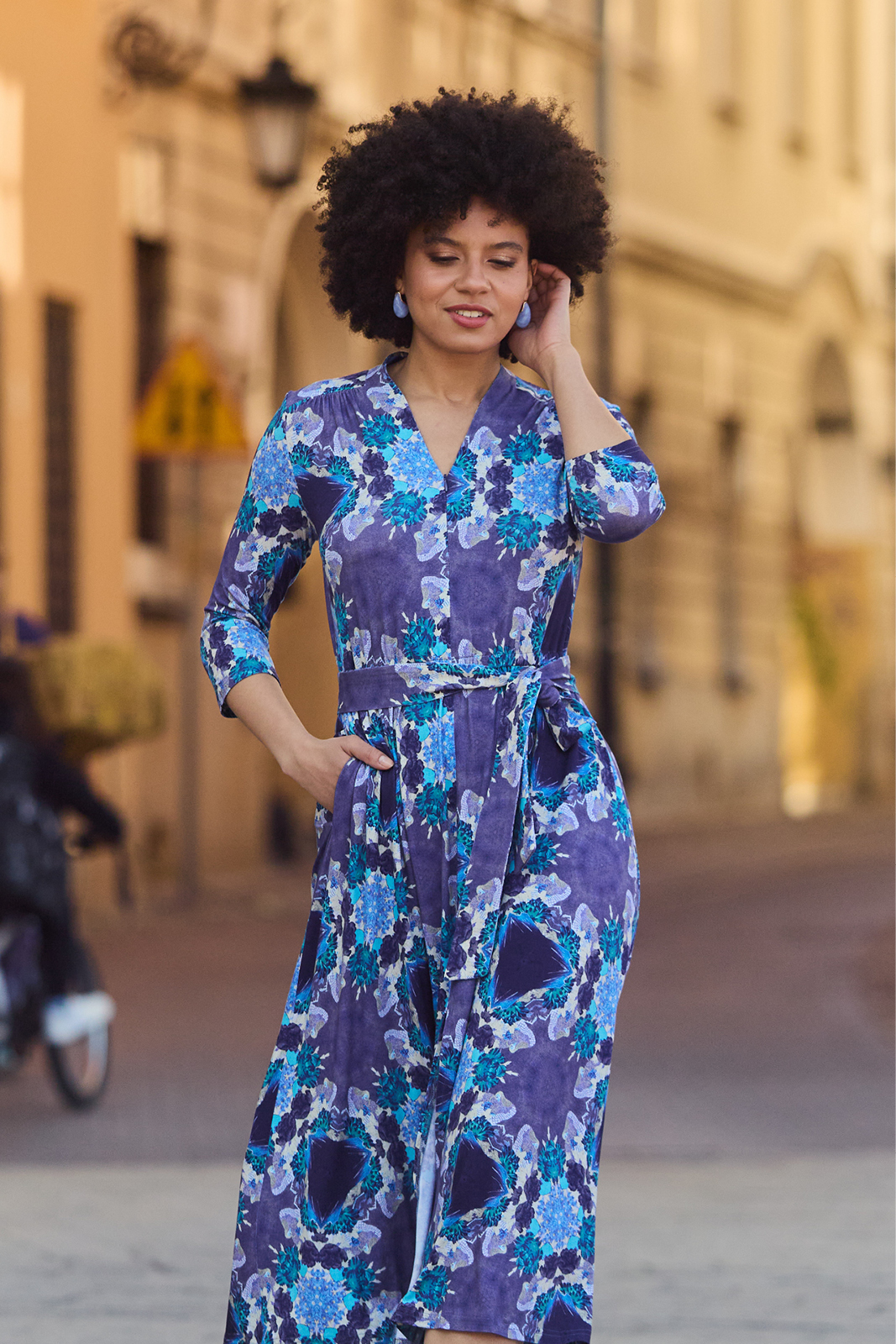 LIBERTY DRESS hocus pocus kaleidoscope print