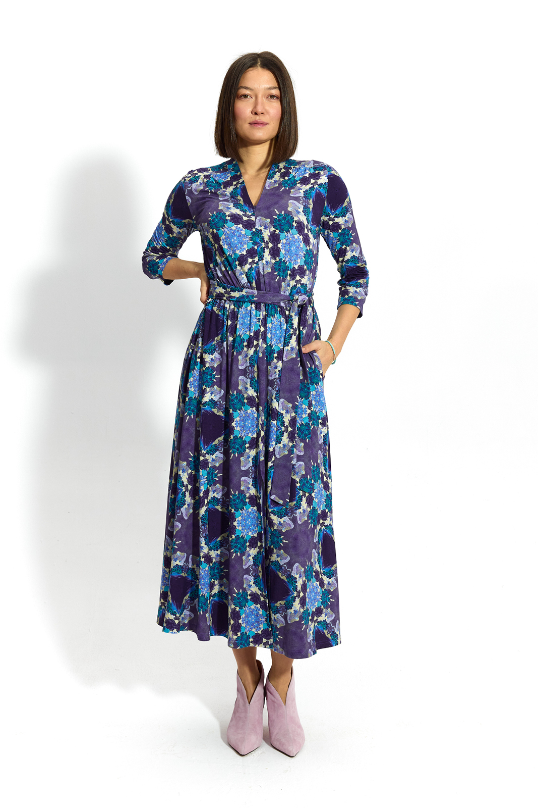 LIBERTY DRESS hocus pocus kaleidoscope print