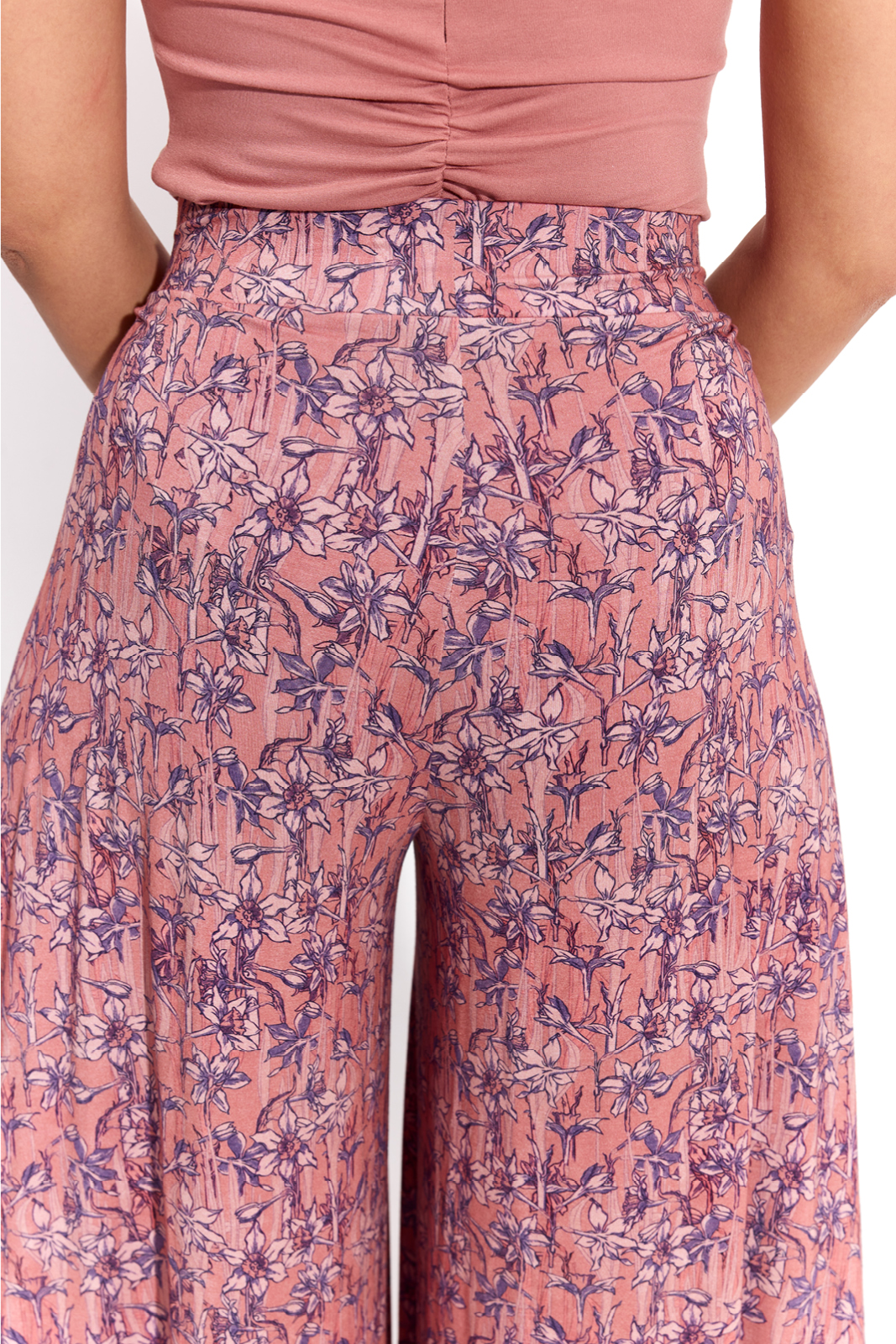 PRIMAVERAS pink daffodils print