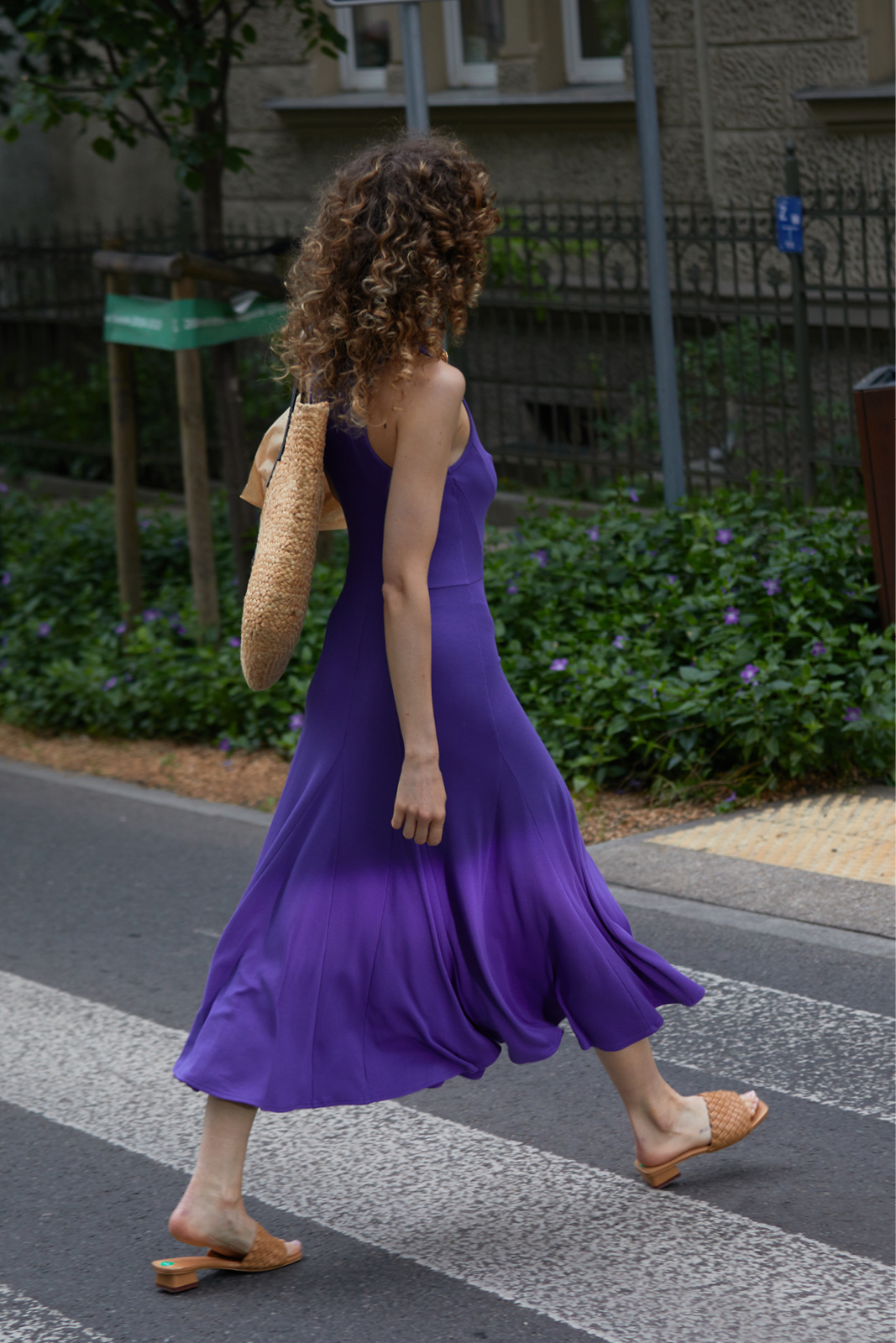 MILLION DOLLAR BABY ribbed cornflower violet MILLION DOLLAR BABY ribbed cornflower violet