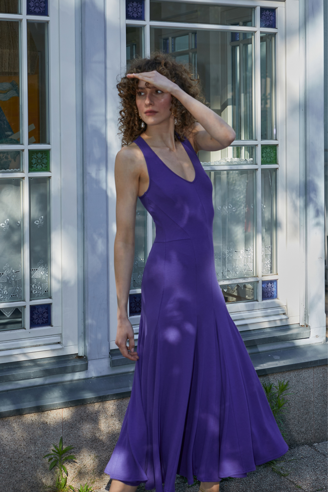 MILLION DOLLAR BABY ribbed cornflower violet MILLION DOLLAR BABY ribbed cornflower violet