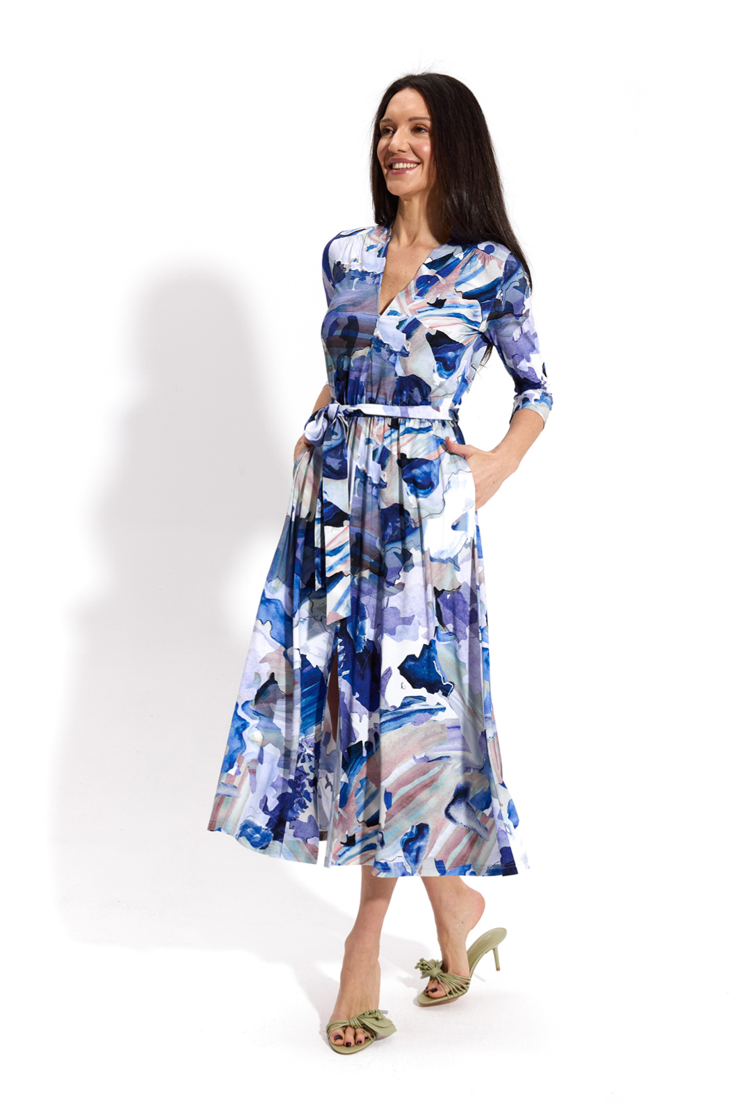 LIBERTY DRESS blue Dreamworld print