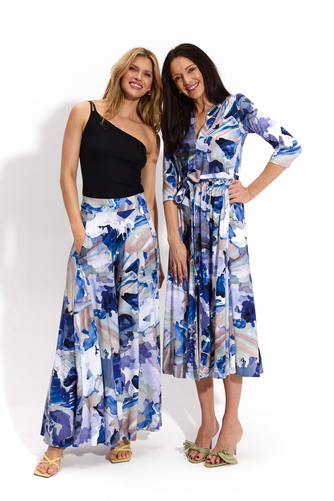 LIBERTY DRESS blue Dreamworld print