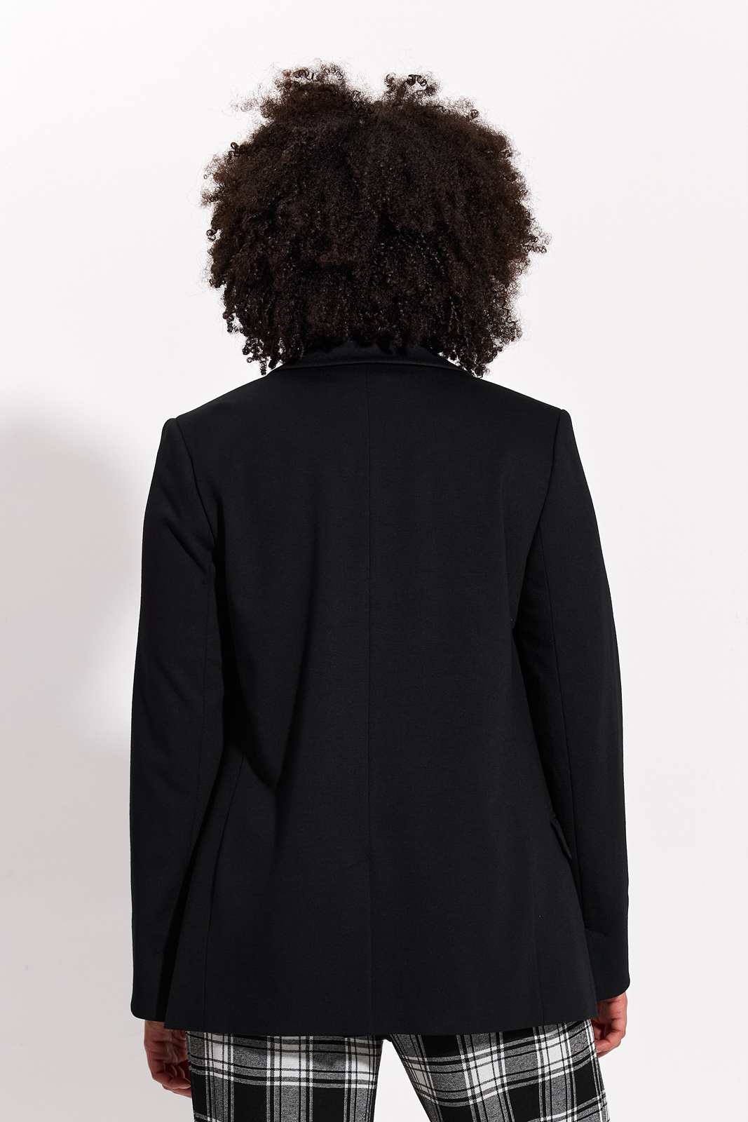 DOUBLE-BREASTED JACKET black