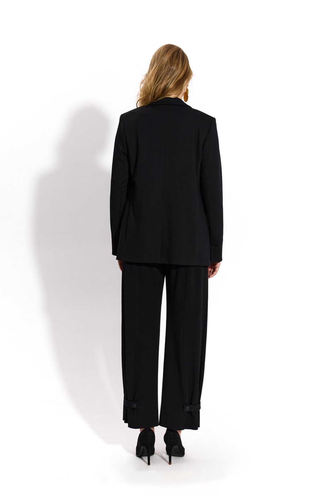 DOUBLE-BREASTED JACKET black