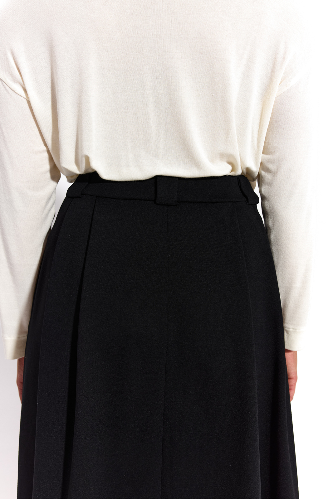 7/8 SUIT SKIRT black