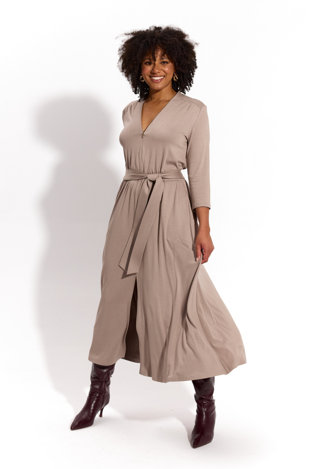 LIBERTY DRESS mokka