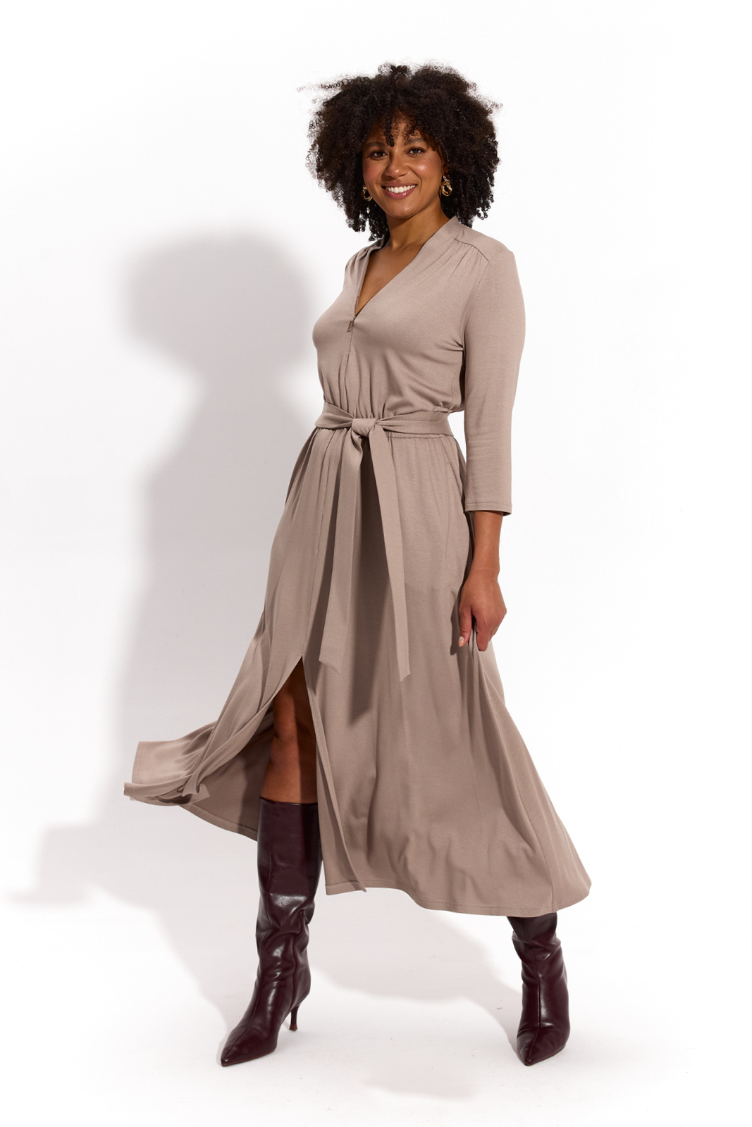 LIBERTY DRESS mokka