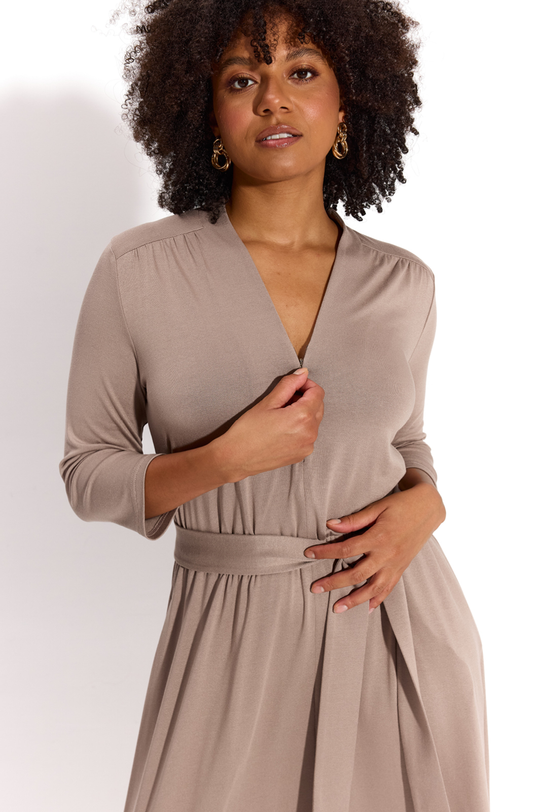 LIBERTY DRESS mokka
