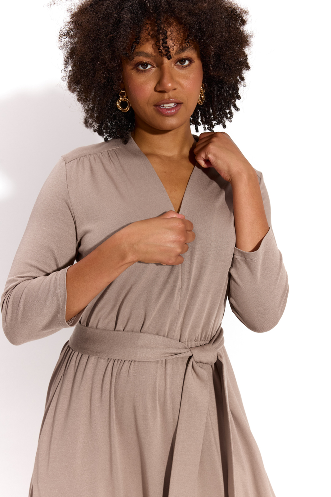 LIBERTY DRESS mokka