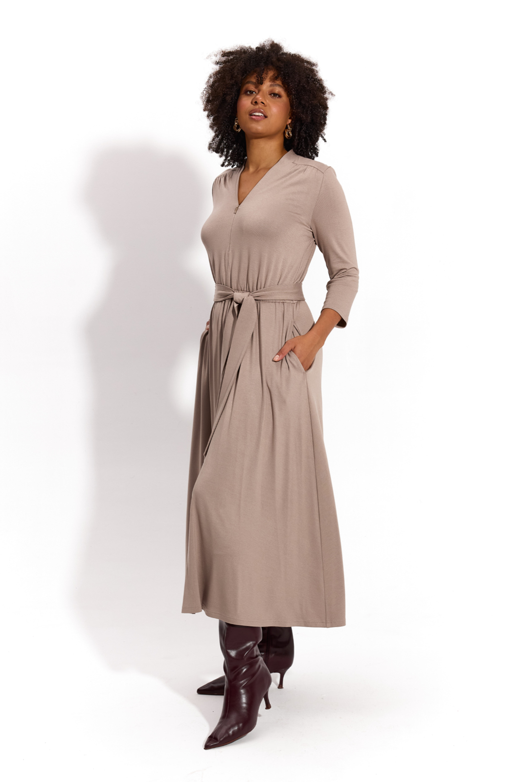 LIBERTY DRESS mokka
