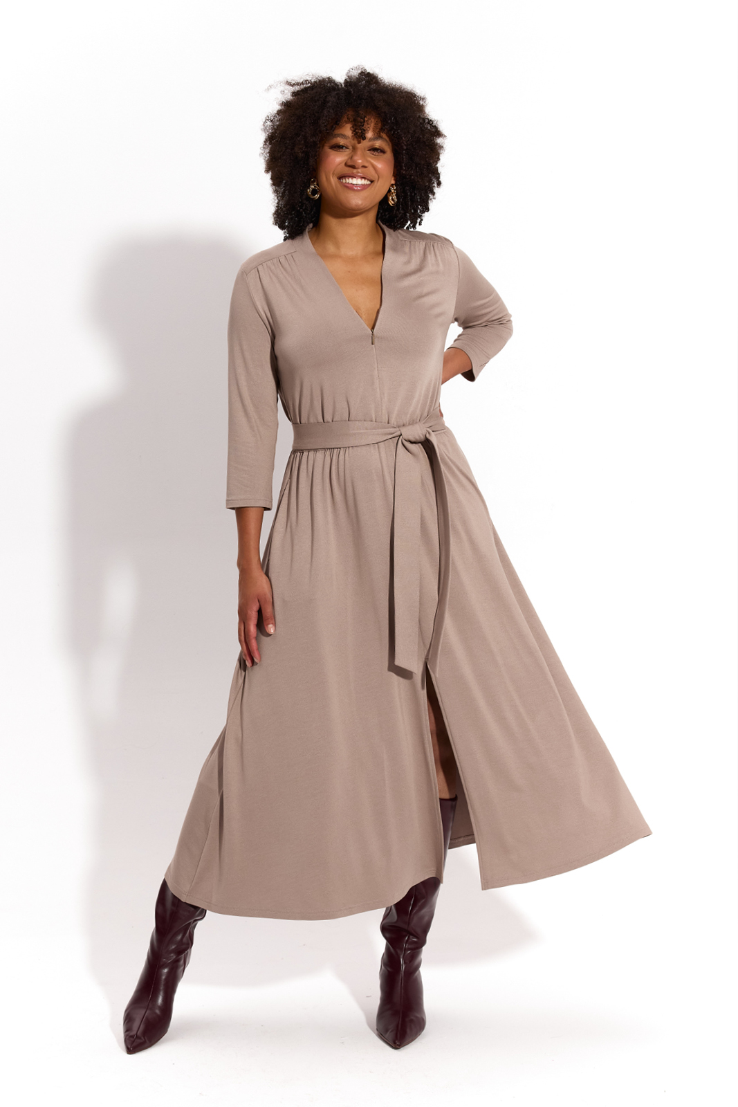 LIBERTY DRESS mokka