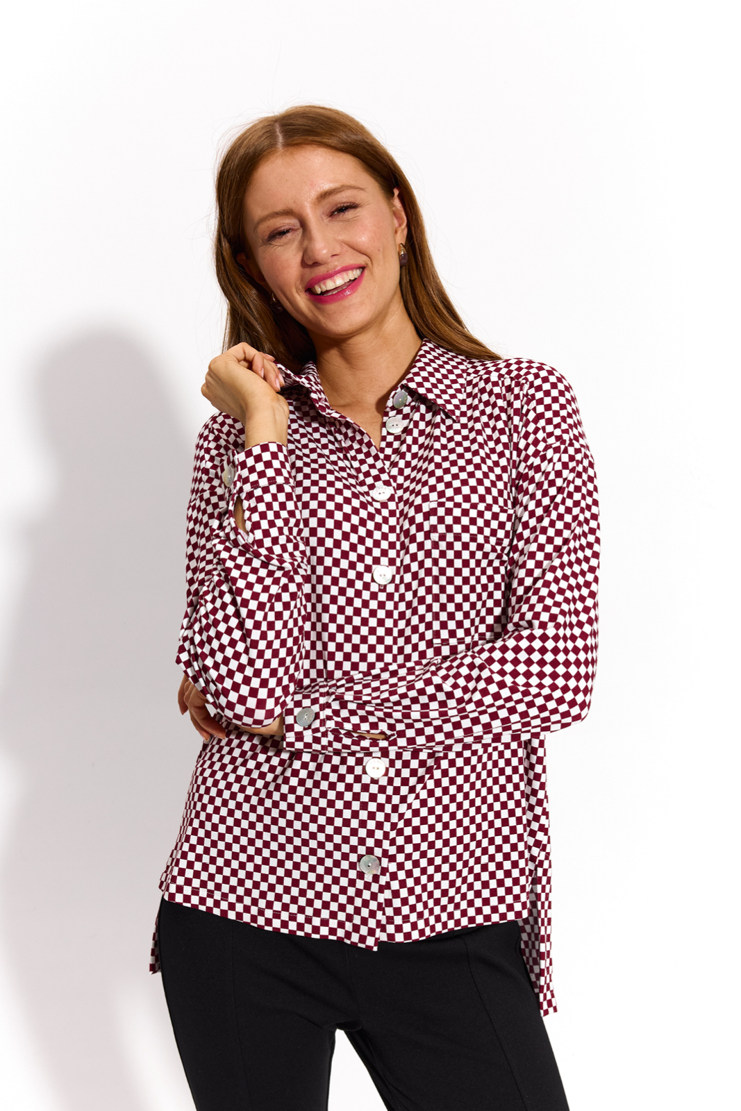 BASIC INSTINCT print szachownica bordowa BASIC INSTINCT print szachownica bordowa