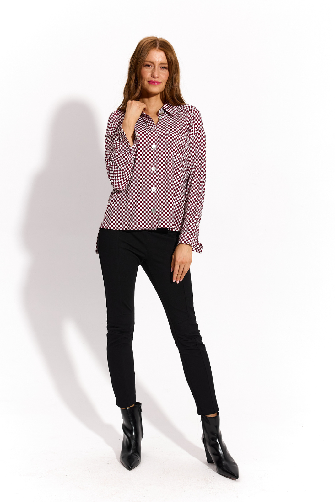 BASIC INSTINCT print szachownica bordowa BASIC INSTINCT print szachownica bordowa