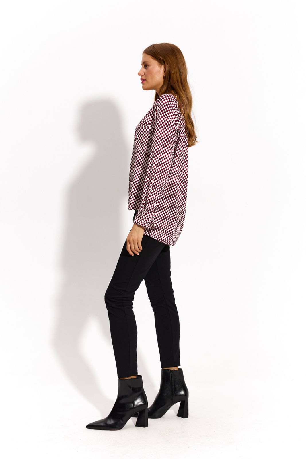 BASIC INSTINCT print szachownica bordowa BASIC INSTINCT print szachownica bordowa