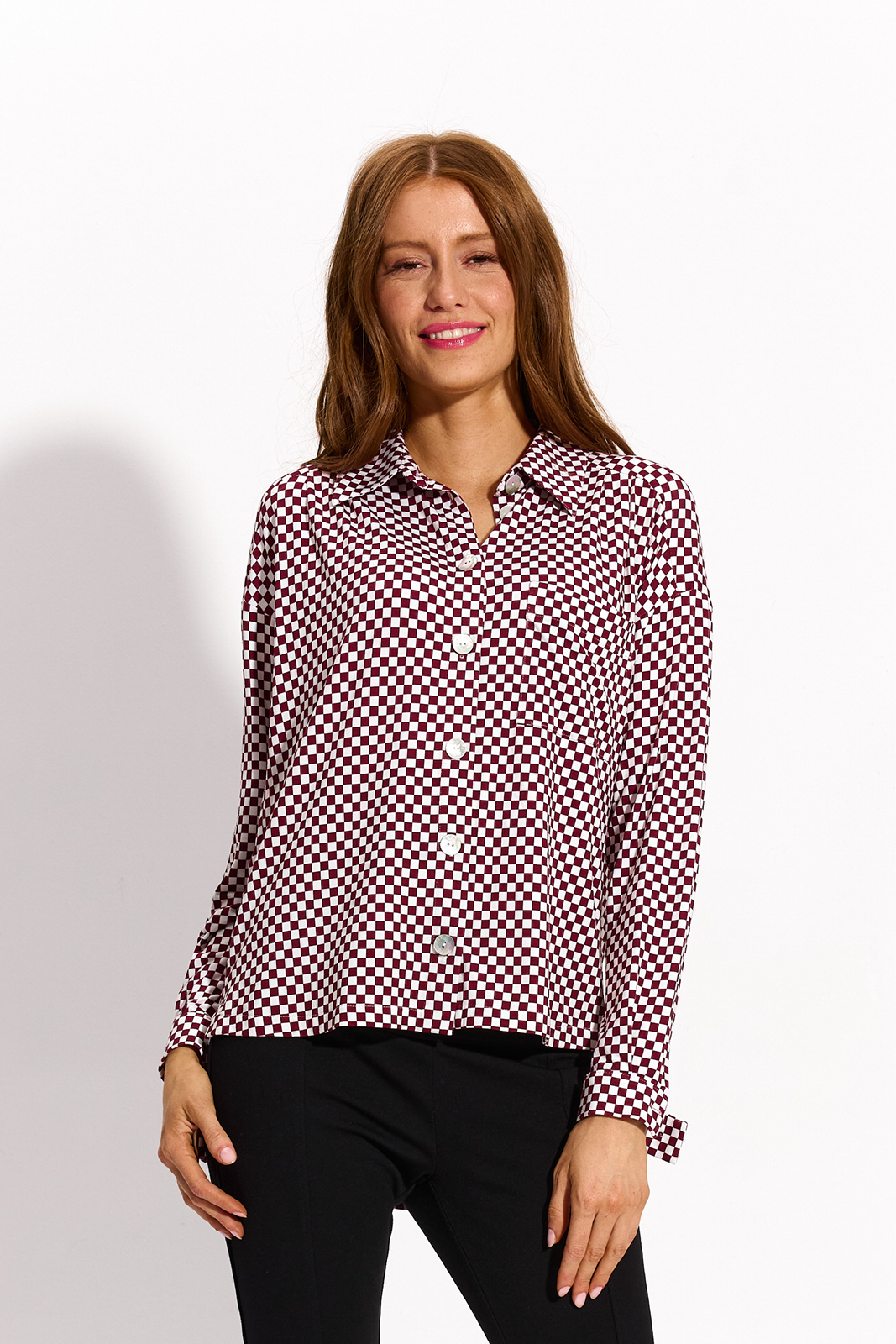 BASIC INSTINCT print szachownica bordowa BASIC INSTINCT print szachownica bordowa