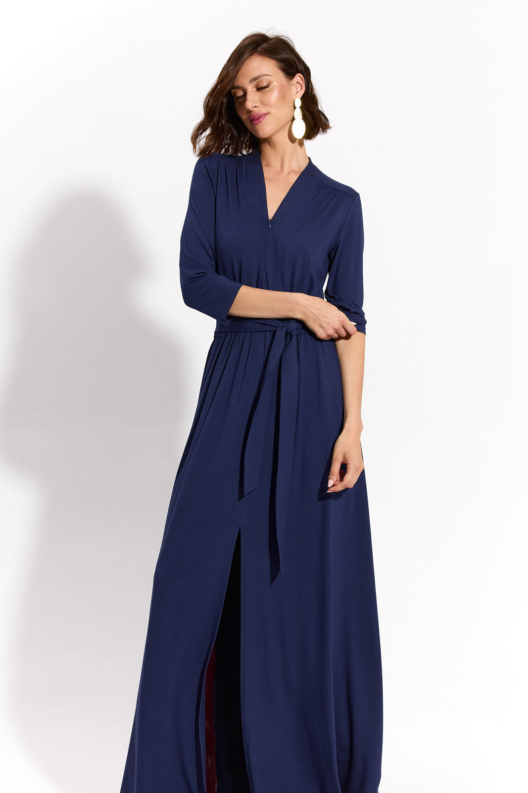 LIBERTY DRESS MAXI nocny granat LIBERTY DRESS MAXI nocny granat