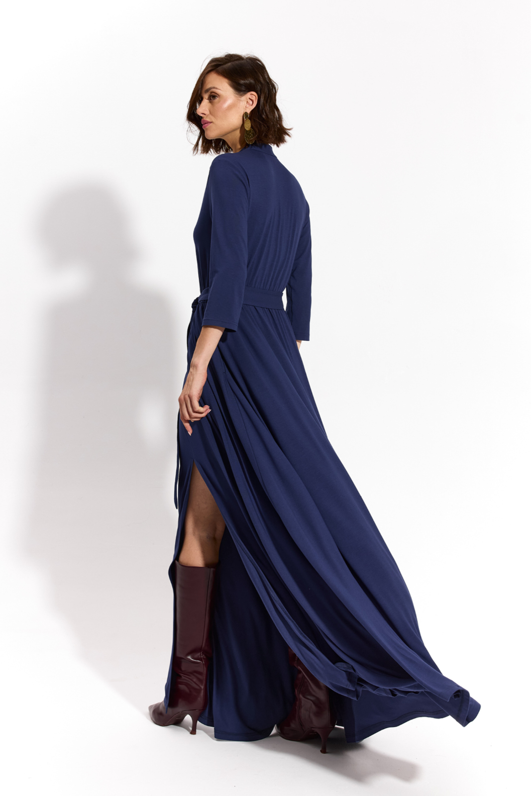 LIBERTY DRESS MAXI nocny granat LIBERTY DRESS MAXI nocny granat