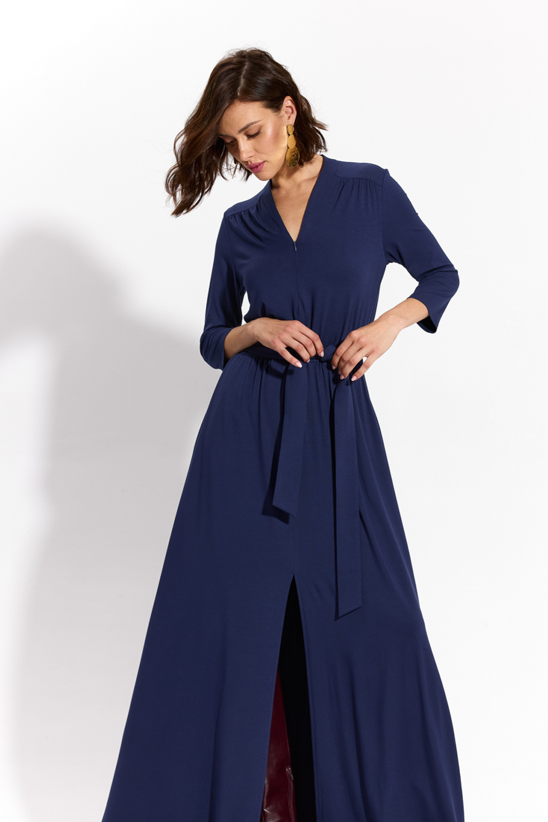 LIBERTY DRESS MAXI nocny granat LIBERTY DRESS MAXI nocny granat