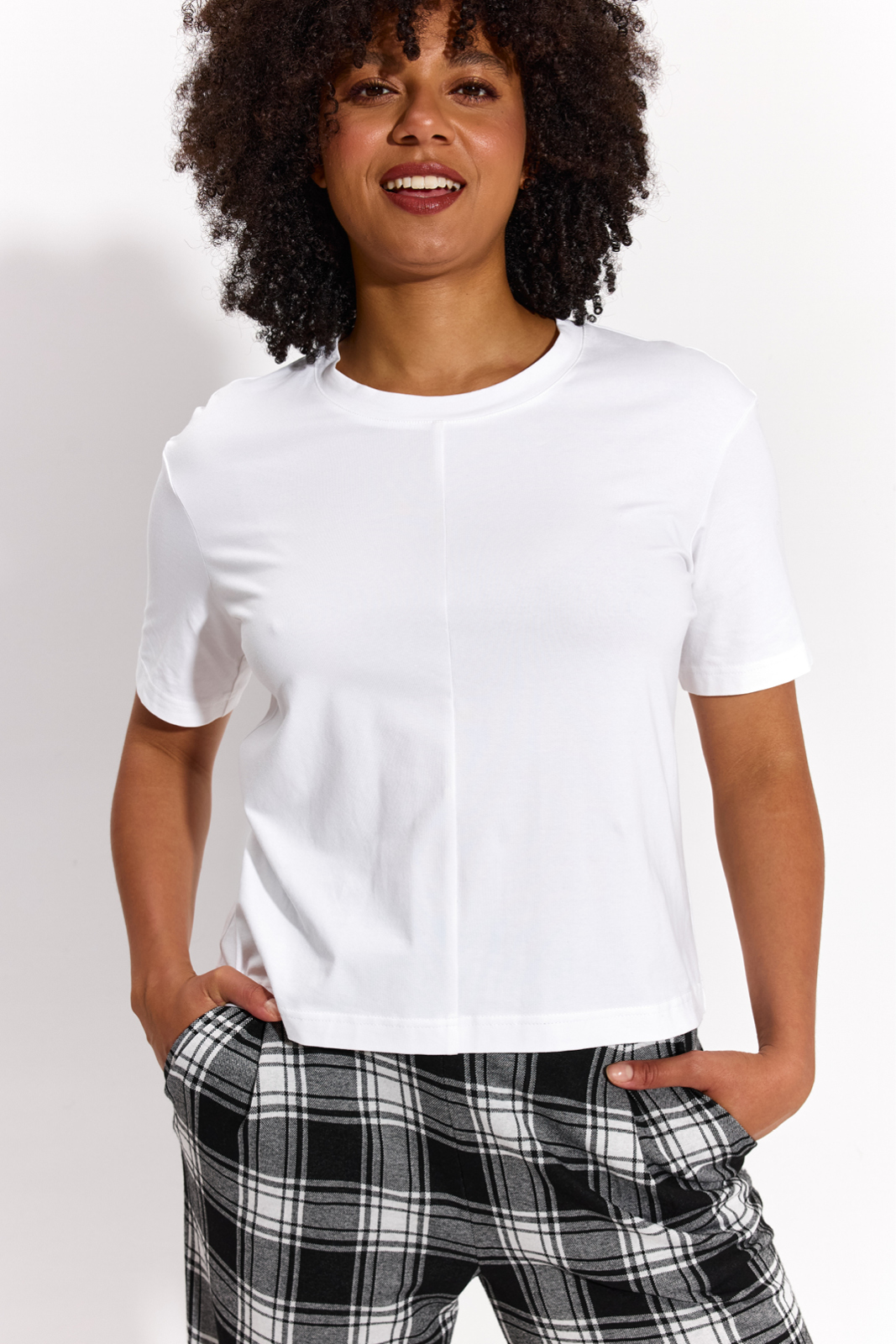 COTTON T-SHIRT white