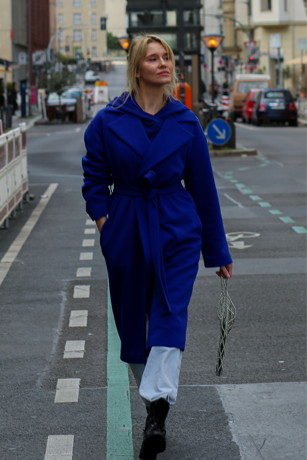 REVOLUTIONARY COAT art blue