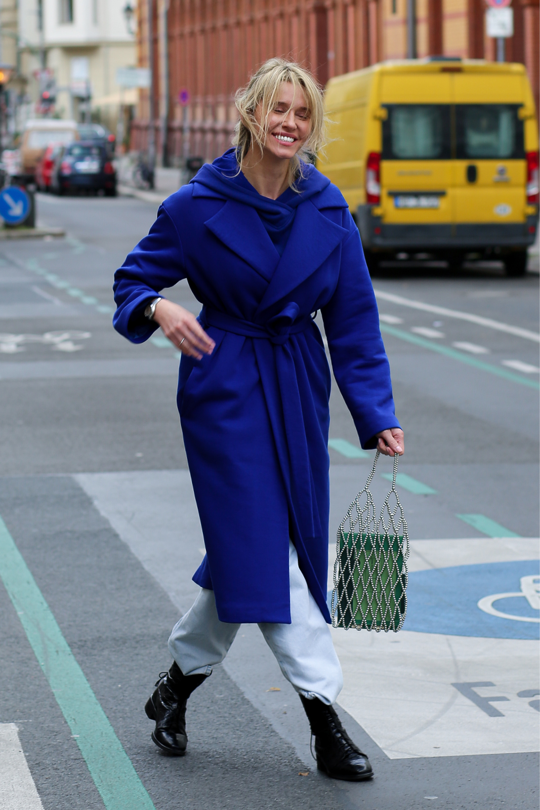 REVOLUTIONARY COAT art blue