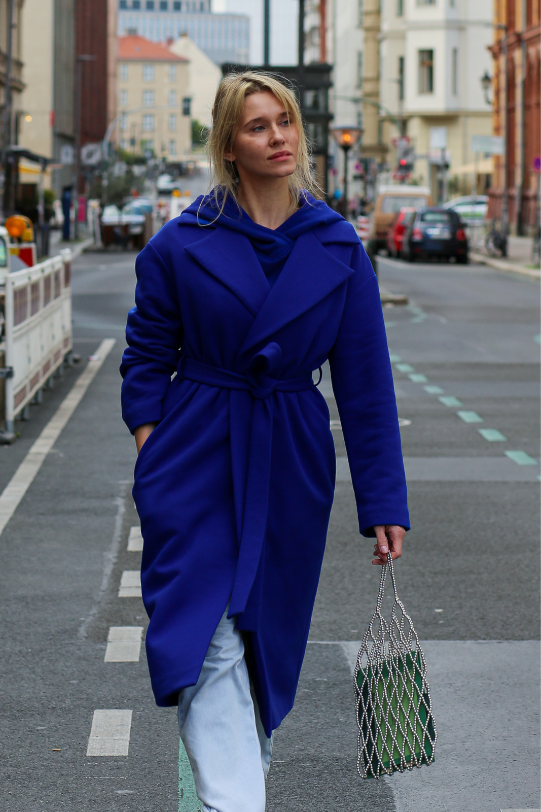 REVOLUTIONARY COAT art blue