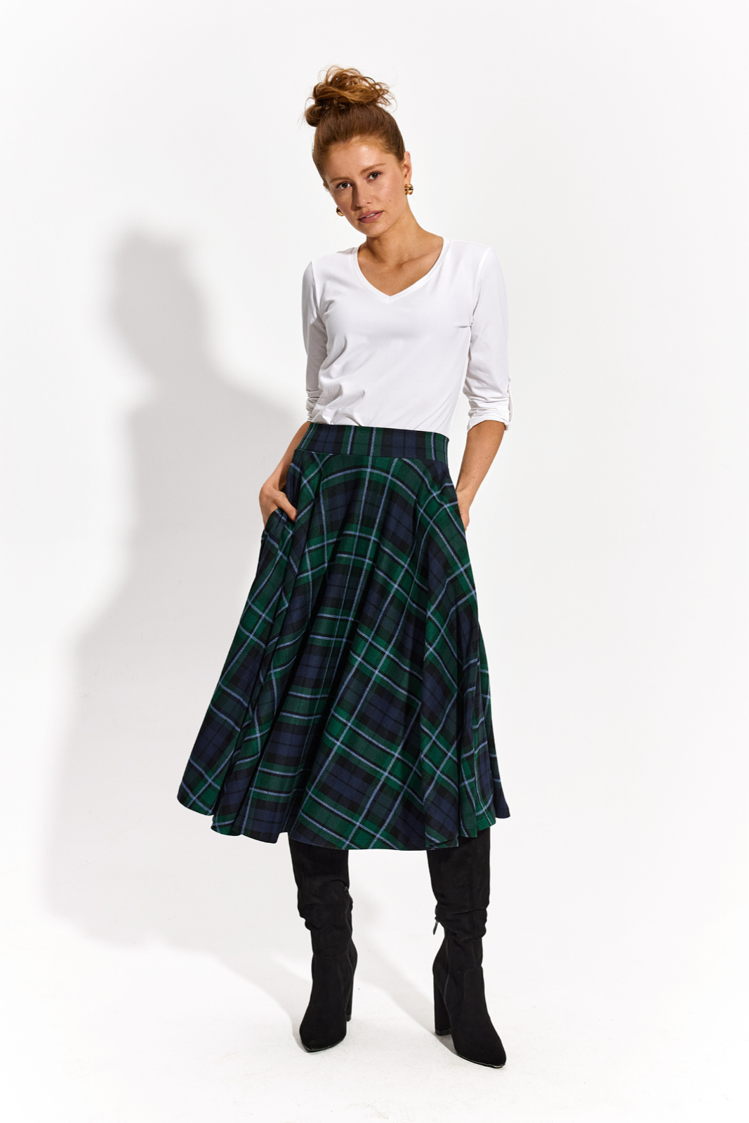 PRIMA BALLERINA green plaid PRIMA BALLERINA green plaid