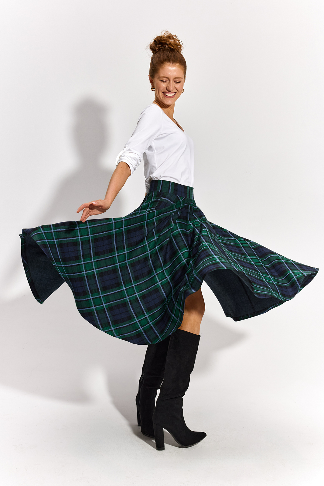 PRIMA BALLERINA green plaid PRIMA BALLERINA green plaid