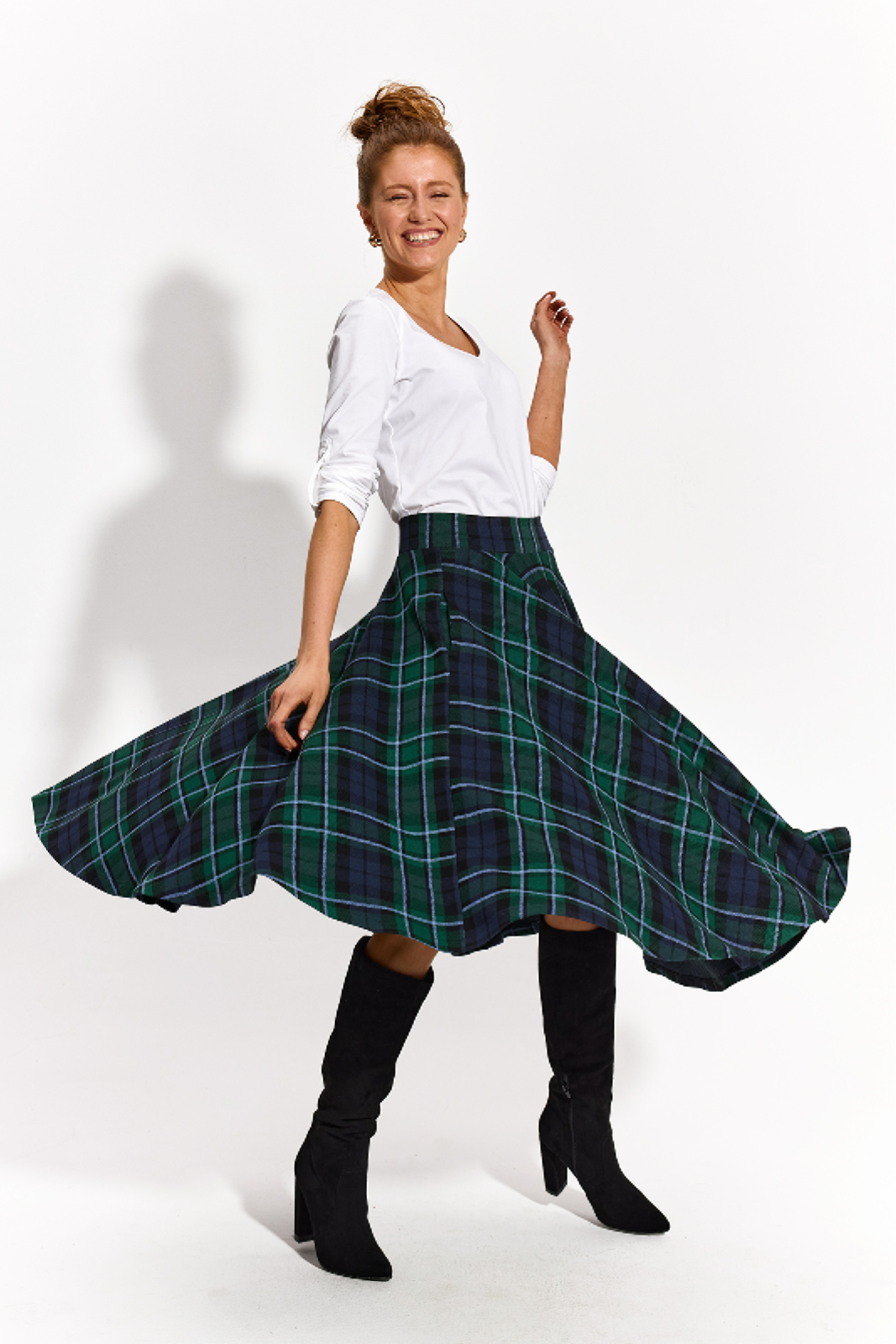 PRIMA BALLERINA green plaid PRIMA BALLERINA green plaid