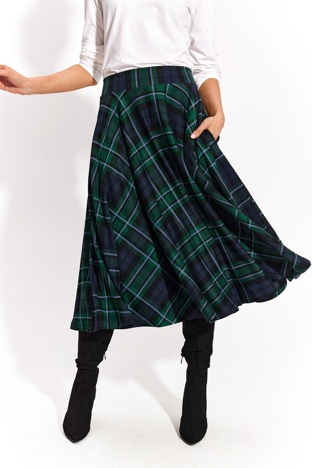 PRIMA BALLERINA green plaid PRIMA BALLERINA green plaid