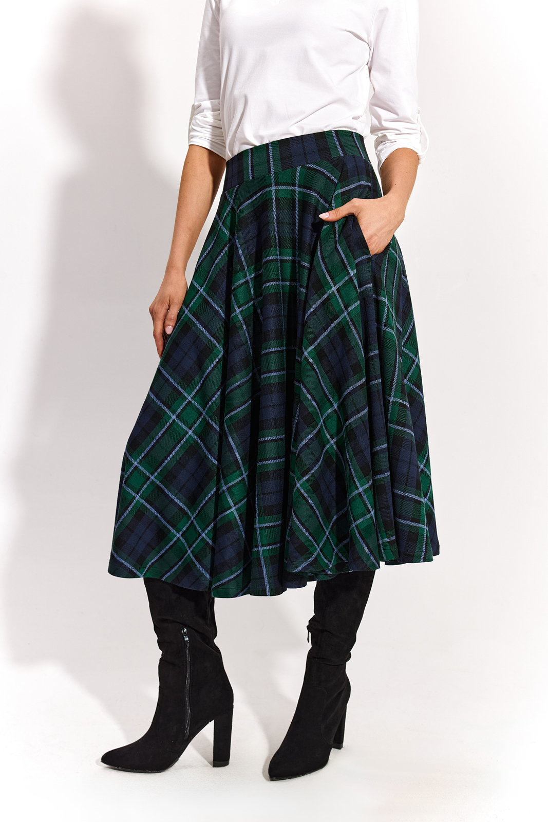 PRIMA BALLERINA green plaid PRIMA BALLERINA green plaid