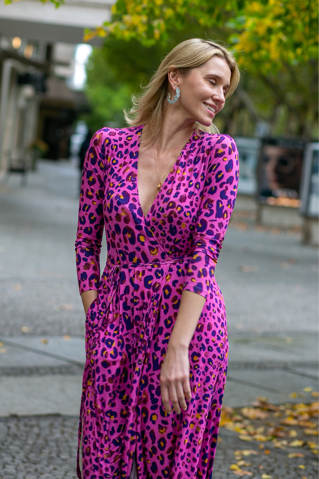 DREAMGIRL z długim rękawem print różowa pantera DREAMGIRL z długim rękawem print różowa pantera