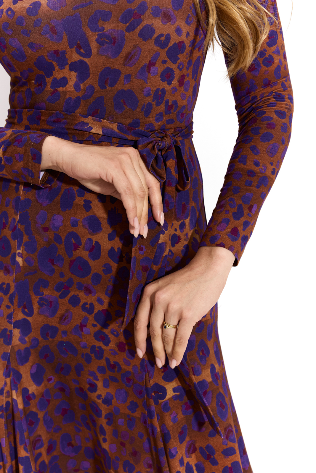 KLIN LADY print leo burgundy KLIN LADY print leo burgundy