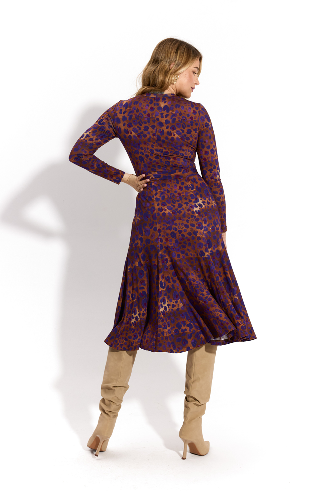 KLIN LADY print leo burgundy KLIN LADY print leo burgundy