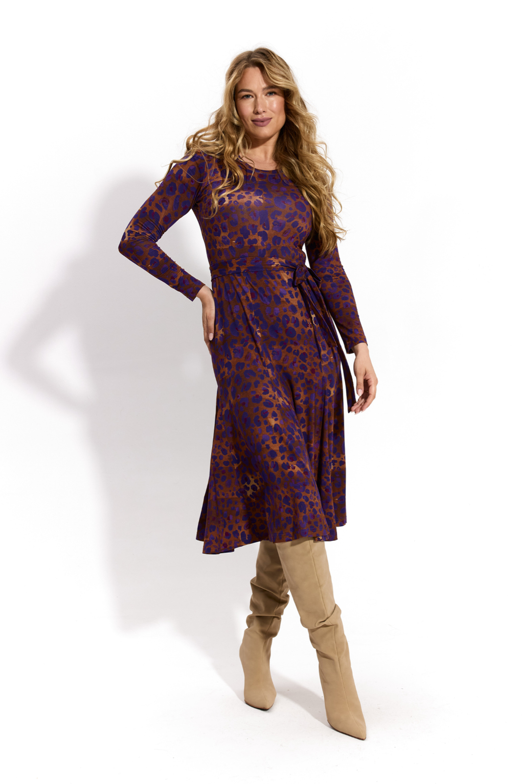 KLIN LADY print leo burgundy KLIN LADY print leo burgundy