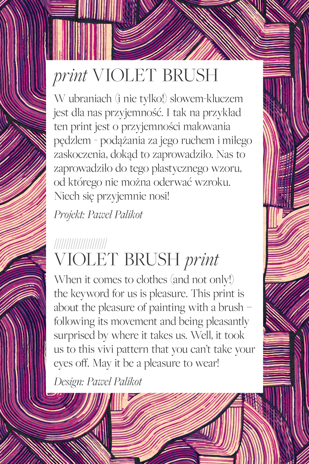 LIBERTY DRESS print violet brush