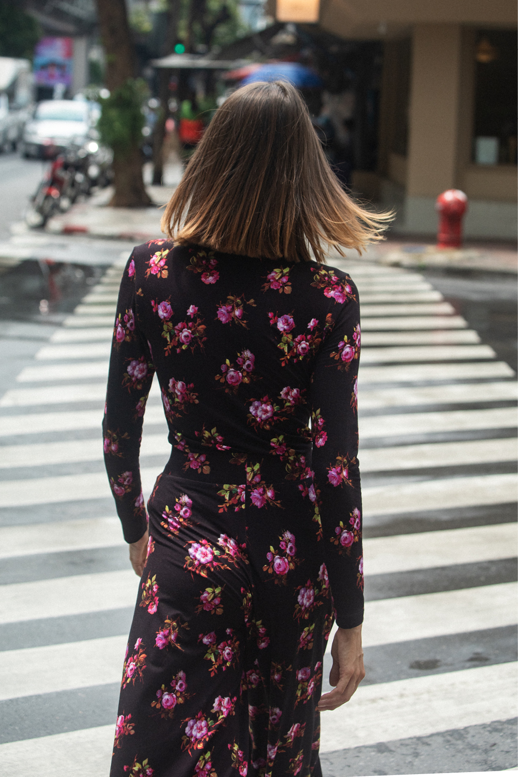 VAN GOLF risk'n'roses black print VAN GOLF risk'n'roses black print