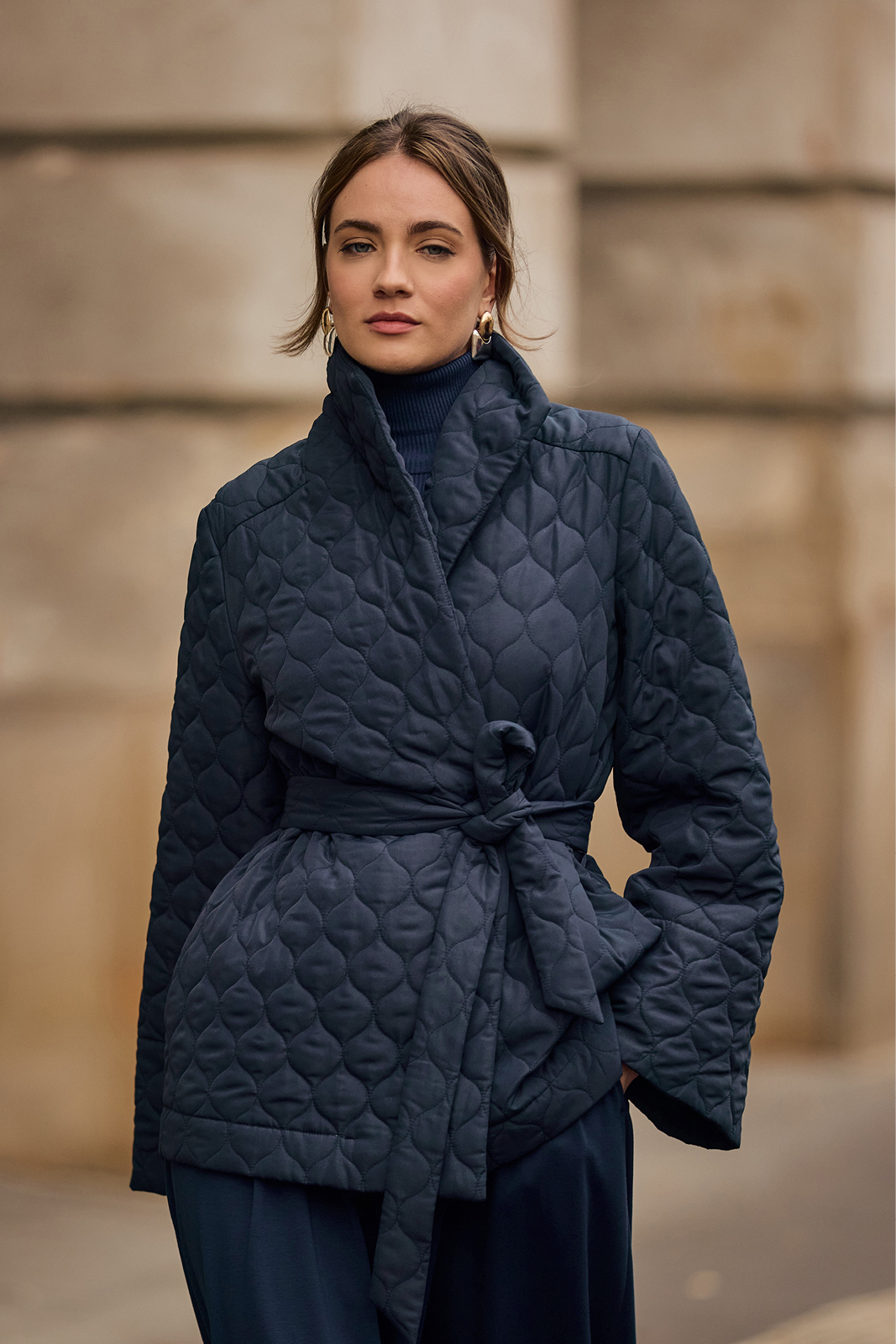 SOME HOPE SHORT granat pikowany