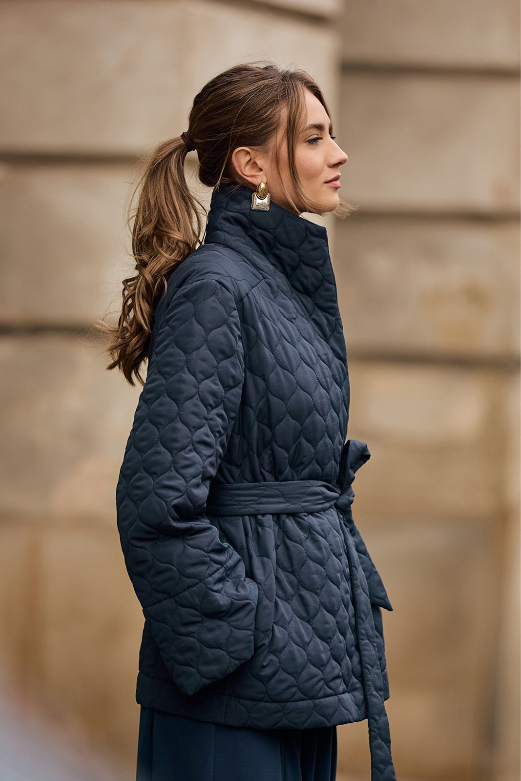 SOME HOPE SHORT granat pikowany