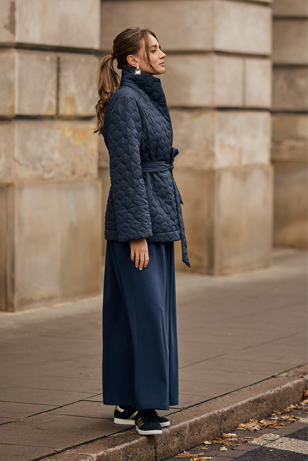 SOME HOPE SHORT granat pikowany