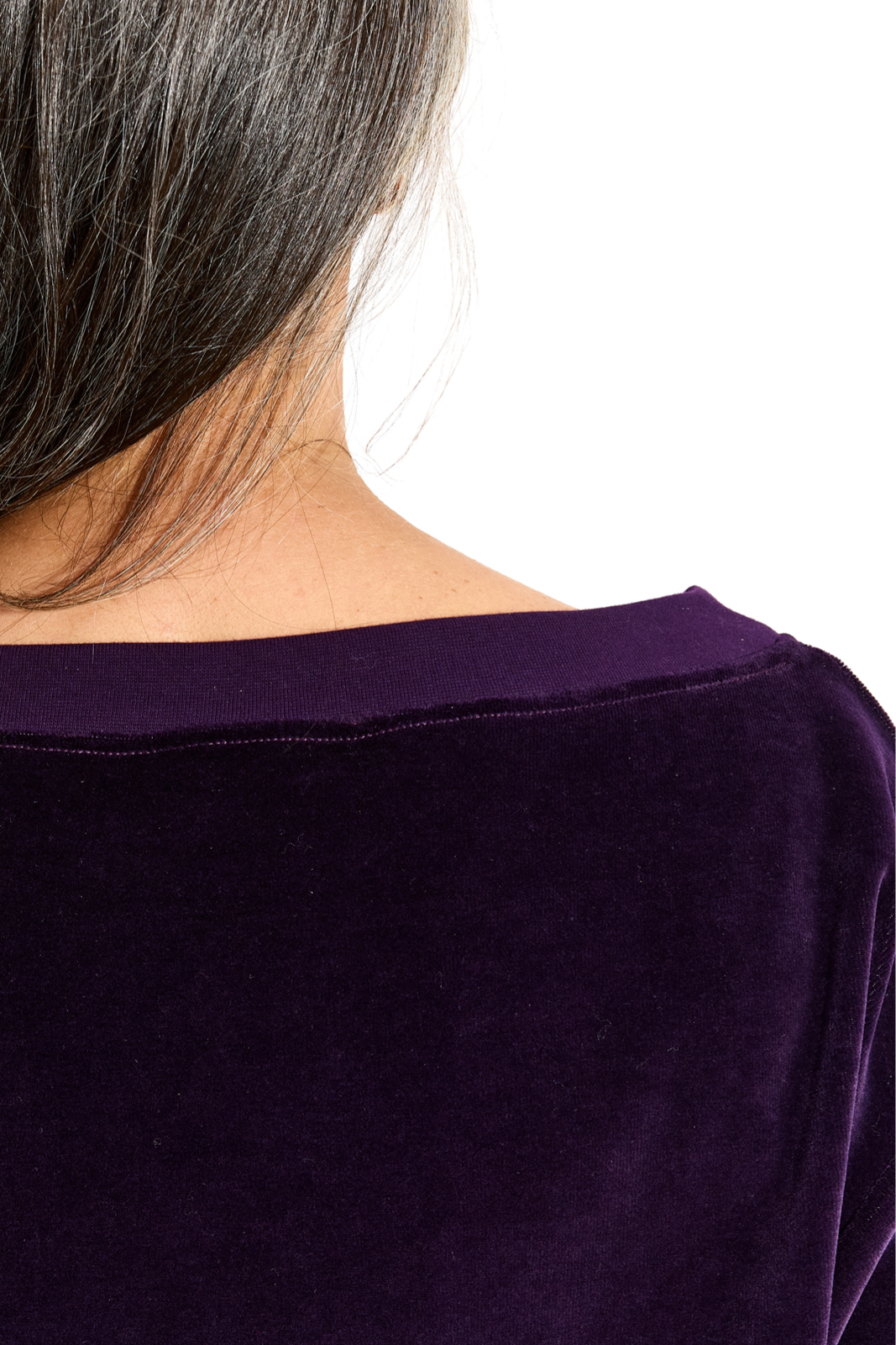 OVERSIZED SWEATSHIRT plum velvet