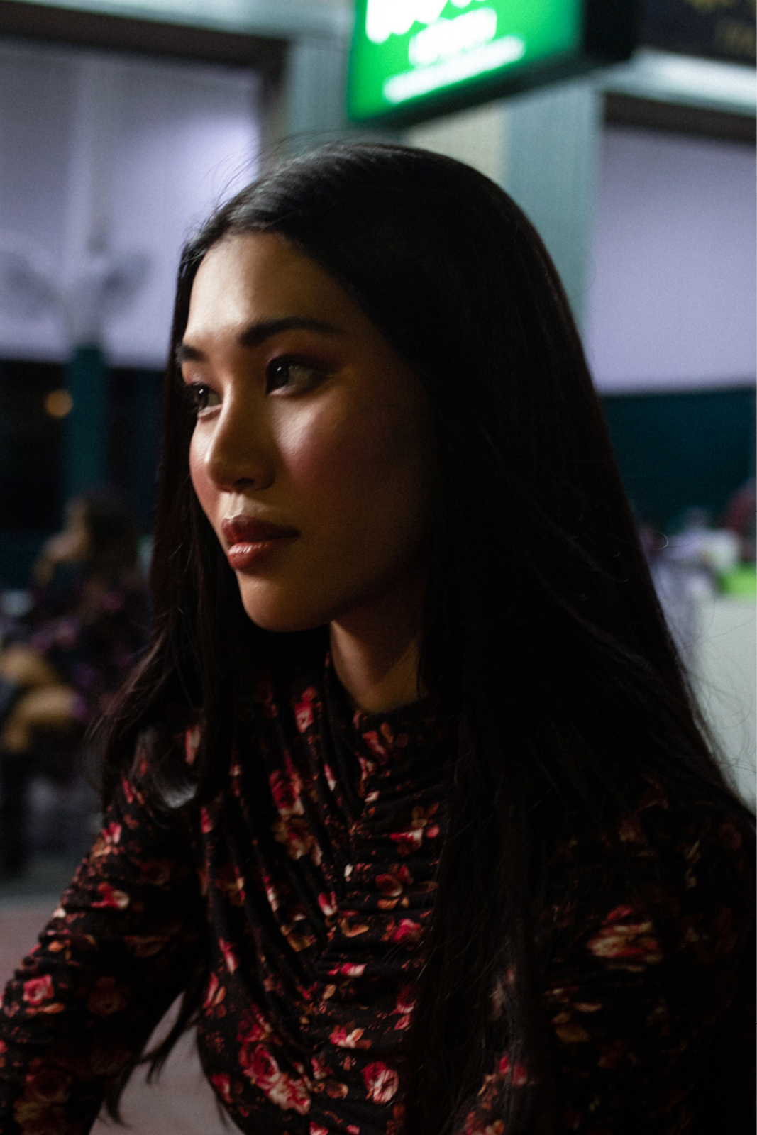 DRAPQUEEN print risk'n'roses rusty