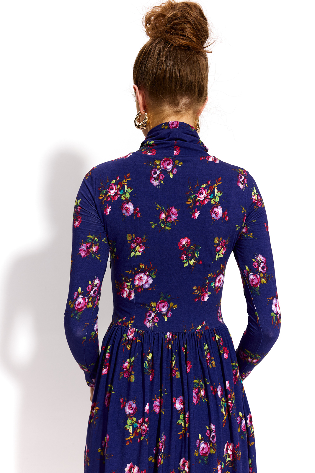 PARYŻANKA print risk'n'roses niebieska