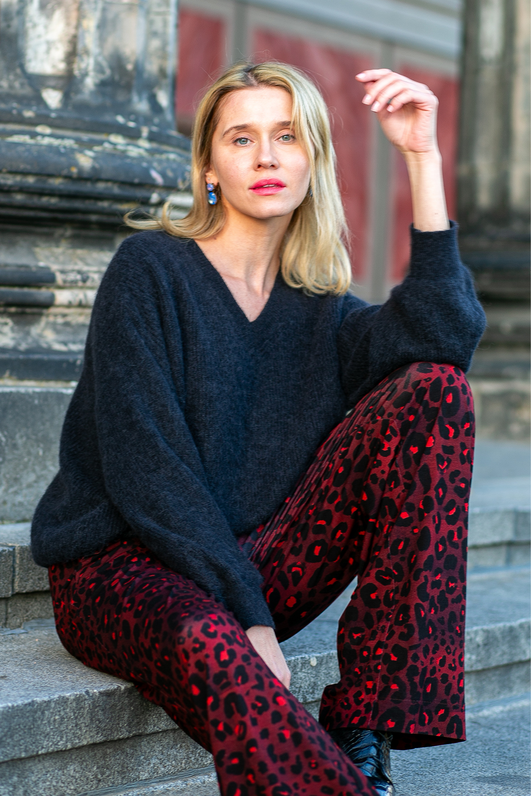 SWETER Z ALPAKI PREMIUM nearly black