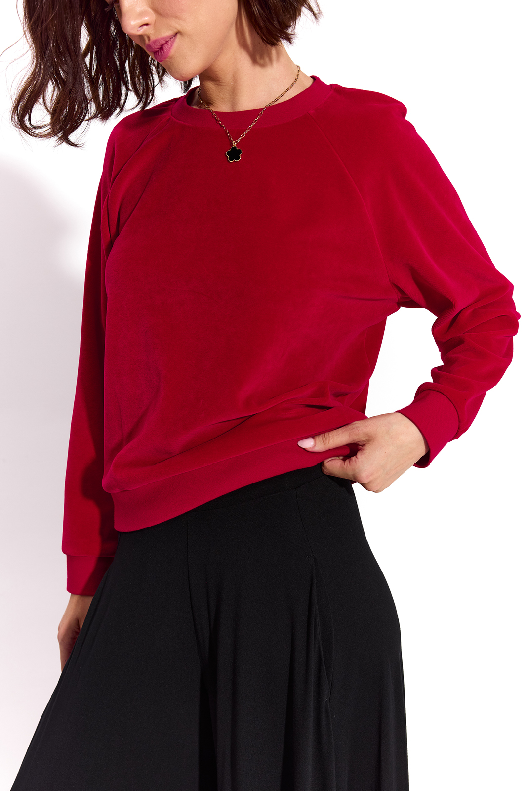 LUCY IN THE SKY scarlet velvet