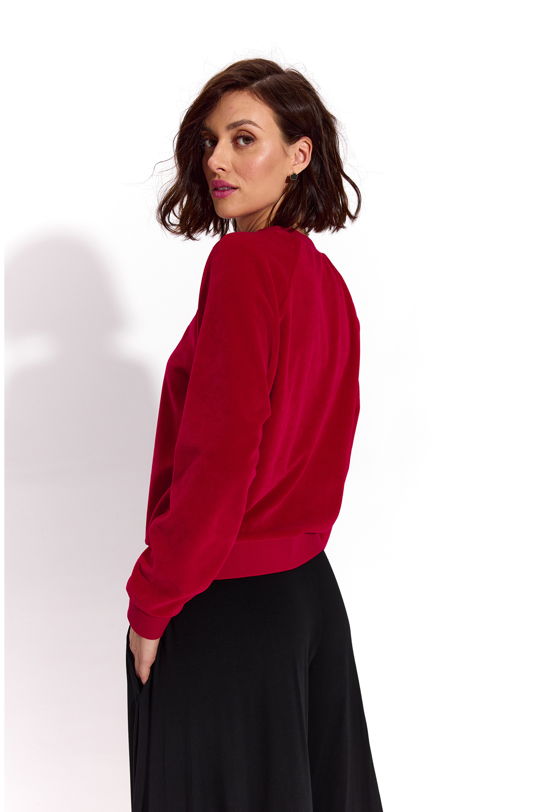 LUCY IN THE SKY scarlet velvet